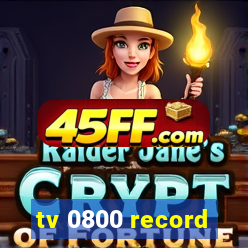 tv 0800 record
